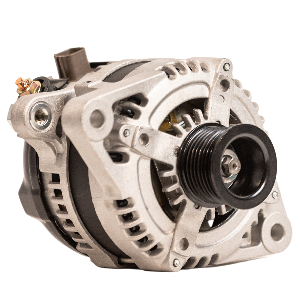 2011-2014 Toyota Tundra V6 4.0L High Output Alternator image, featuring JeepCables Big 7 wiring for better electrical flow.