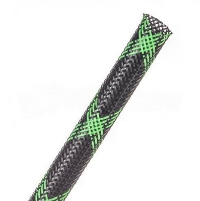Black Wire Wrap with Neon Green Tracer for Diesel, a high-contrast design that adds a pop of neon green to your battery kit.
