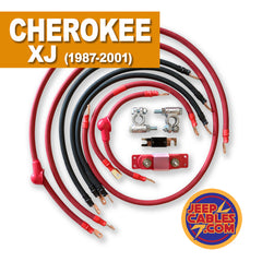 Jeep Cherokee XJ Big 7 Battery Cable Kit (1987-2001)