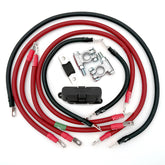 Dodge Ram 1500 Big 7 Battery Cable Kit for Dodge Ram 1500 trucks, complete battery and ground cable upgrade featuring premium copper wiring, military-style battery terminals, corrosion-resistant connections, and direct-fit installation for improved starting, charging, towing performance, and electrical system reliability.