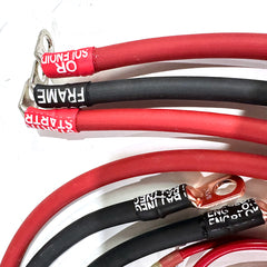 Ford Bronco - Gen 4 Battery Cable Kit (1987-1996), engineered to improve the electrical system's efficiency and reliability.