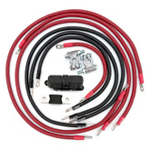 Jeep Grand Cherokee WJ Big 7 Battery Cable Kit for 1999-2004 Jeep Grand Cherokee, complete battery and ground cable upgrade featuring premium copper wiring, military-style battery terminals, corrosion-resistant connections, and direct-fit installation for improved starting, charging, and electrical system reliability.
