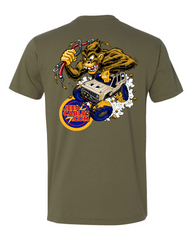 JeepCables SQUATCH T-Shirt, designed with a Sasquatch theme for those who love the wild outdoors and adventure.