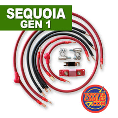 Toyota Sequoia Gen 1 Big 7 Battery Cable Upgrade Kit - Full View