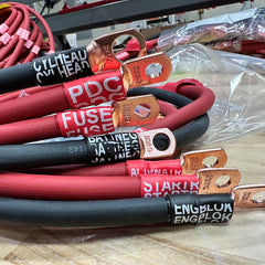 Angled View of Toyota Sequoia Big 7 Battery Cable Set