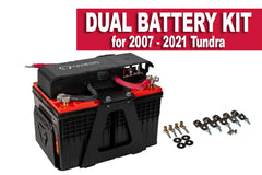 Genesis Offroad Toyota Tundra Dual Battery Kit for 2007-2021 (Gen 3), built to enhance your off-roading experience with increased power capacity for demanding applications.