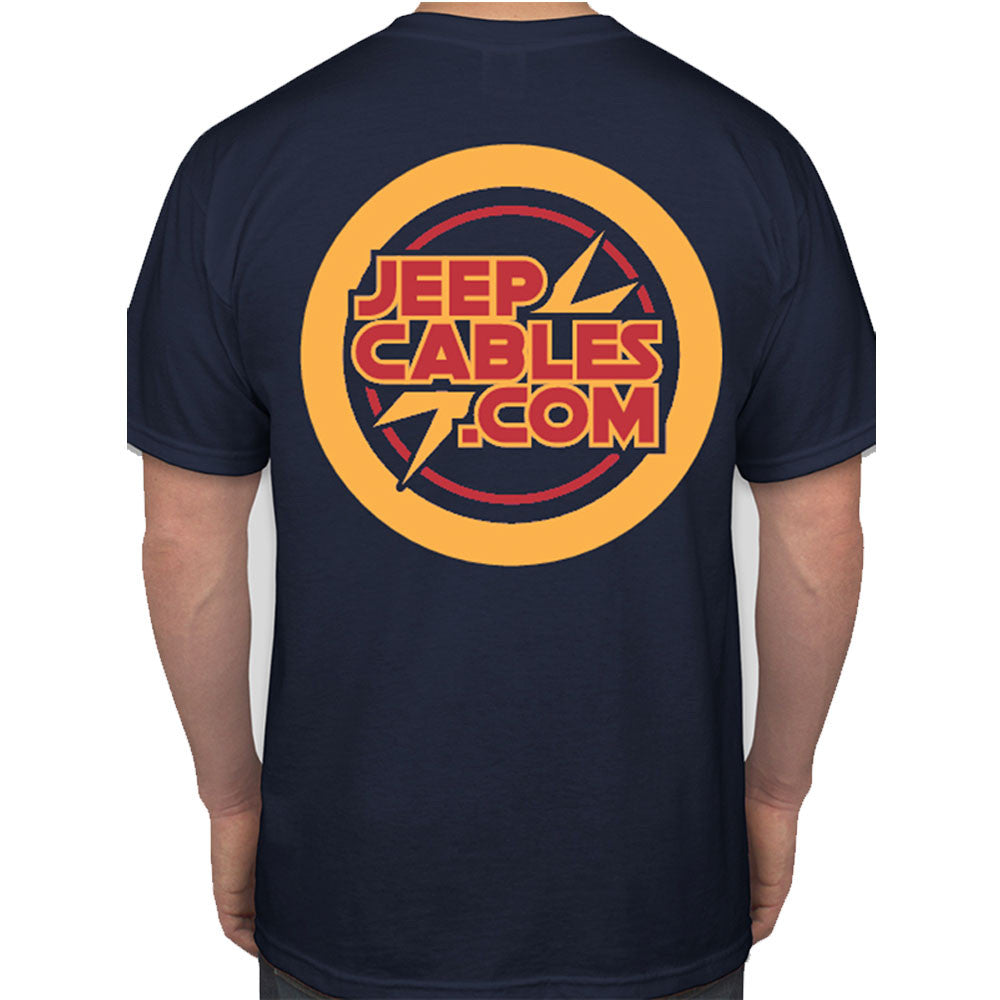 JeepCables T-Shirt, featuring a stylish design for Jeep enthusiasts and off-road lovers.