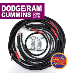 Dodge/RAM Cummins Diesel - 4th Gen Battery Cable Kit (2010-2018)