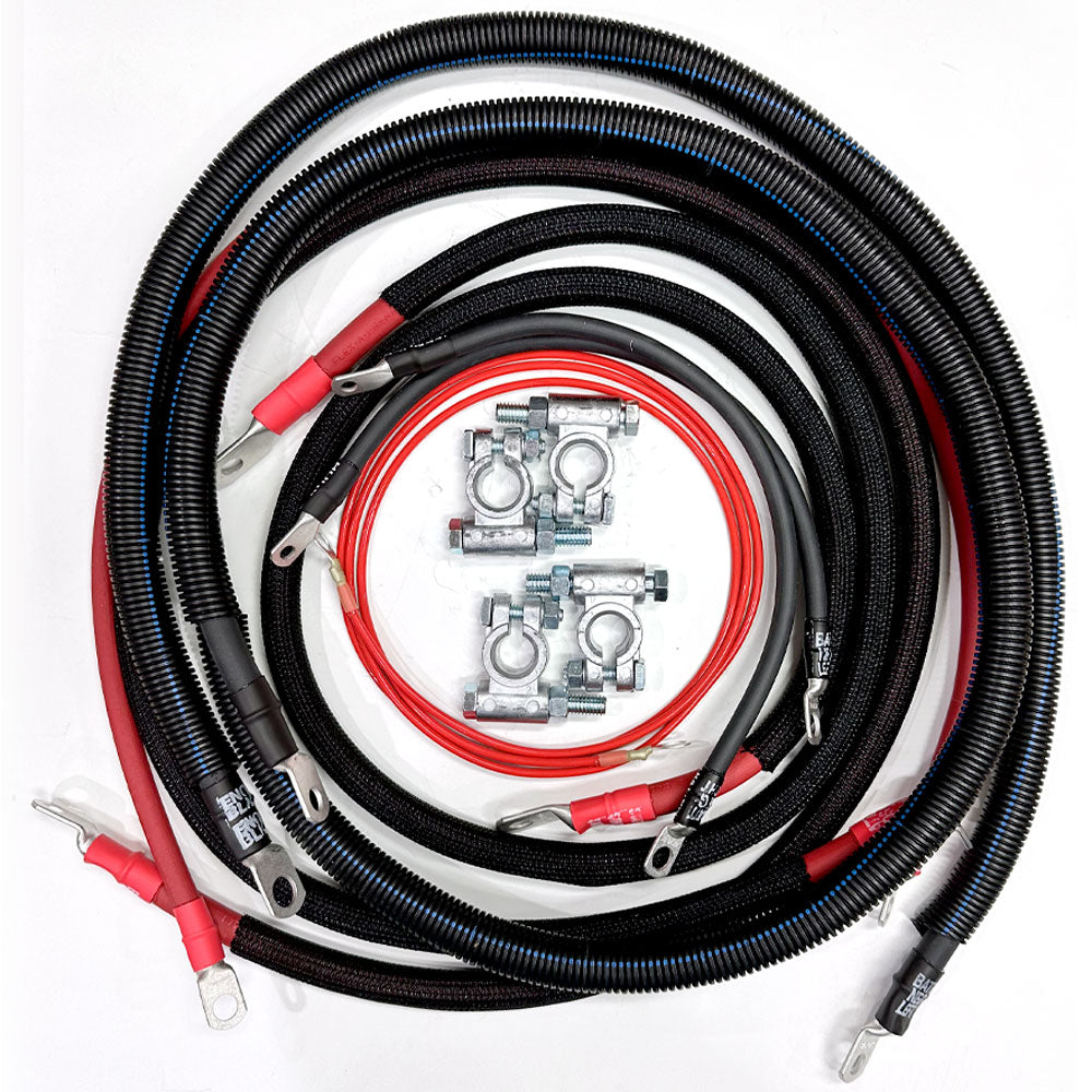 Ford Powerstroke 7.3 Diesel - F250/F350 OBS Battery Cable Kit (1990-1997)