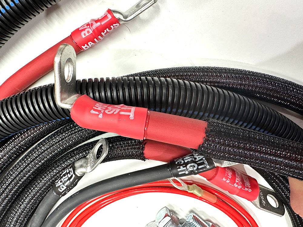 Ford Powerstroke 7.3 Diesel - F250/F350 OBS Battery Cable Kit (1990 ...