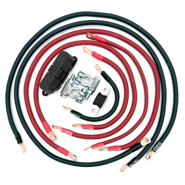 Lexus GX470 Big 7 battery cable upgrade kit for Gen 1 models 2003–2009 made with OFC copper for improved starting and electrical performance
