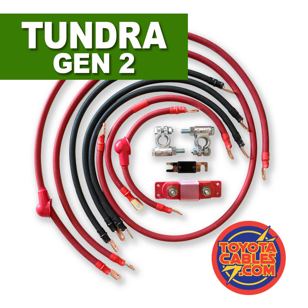 Toyota Tundra Big 7 Battery Cable Kit (Gen 2 - 2007-2018)