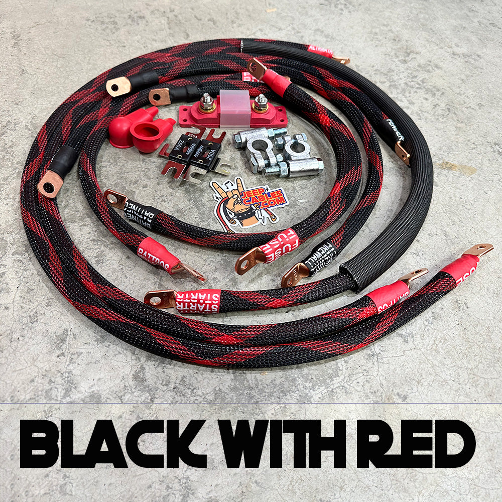Jeep Grand Cherokee WK Big 7 Battery Cable Kit (2005-2010)