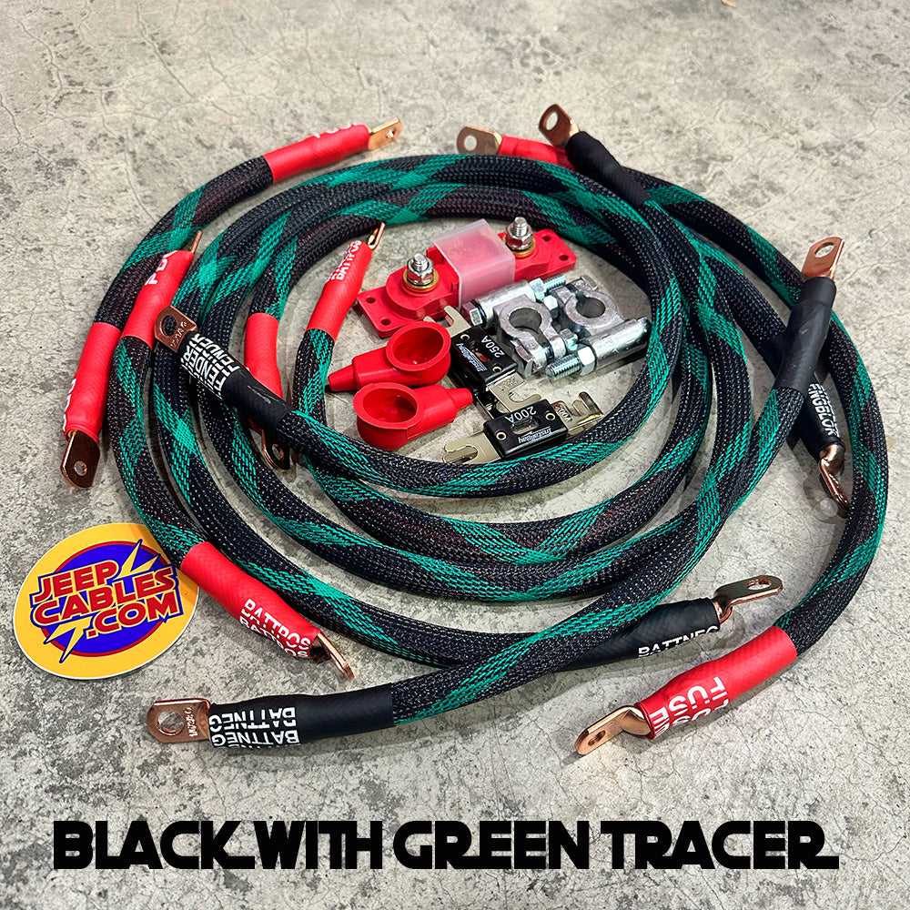 Toyota Land Cruiser Big 7 Battery Cable Kit (FZJ80 - 1993-1997