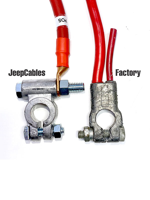 Jeep tj battery shop cables