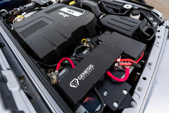 Genesis Offroad Jeep Wrangler JK Dual Battery Kit (Gen 3), designed to meet the power needs of off-roaders who require reliable, high-performance electrical support.