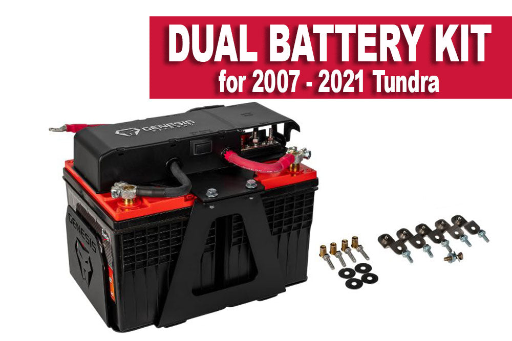 Genesis Offroad - Toyota Tundra Dual Battery Kit- 2007-2021 (Gen 3)